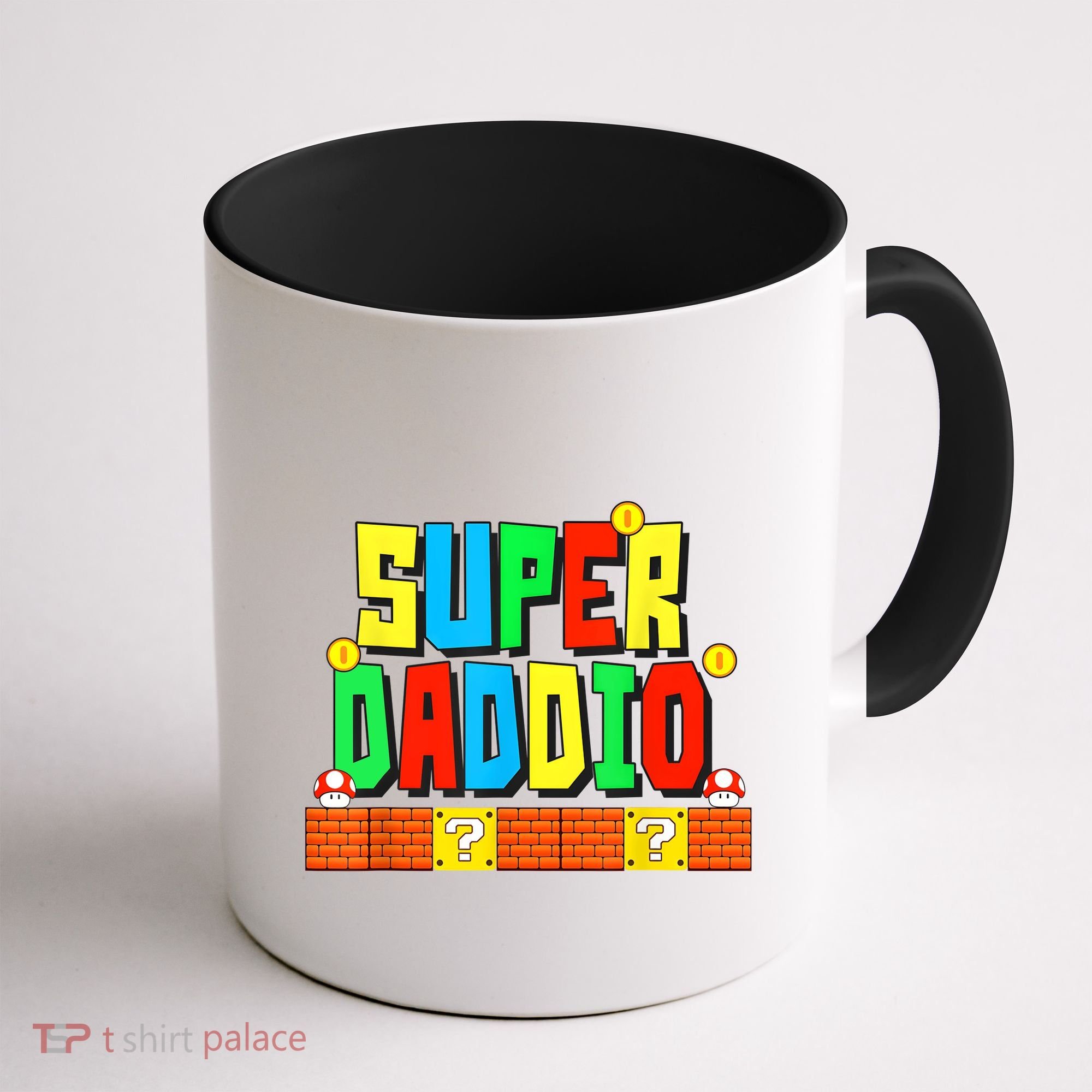 Super Daddio Funny Saying Gamer Father’s Day Gift Coffee Mug
