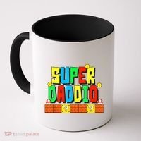 Super Daddio Funny Saying Gamer Father’s Day Gift Coffee Mug thumb 0
