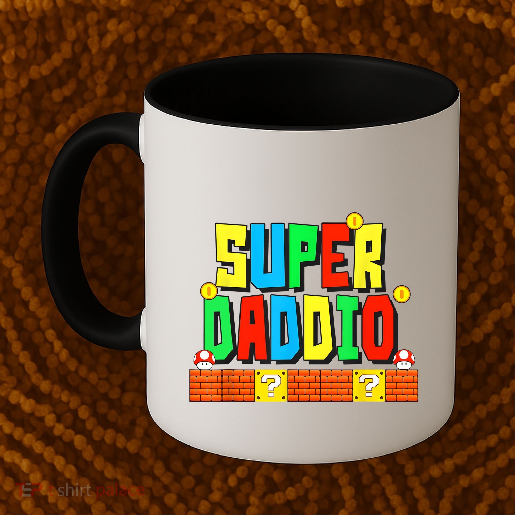 Super Daddio Funny Saying Gamer Father’s Day Gift Coffee Mug