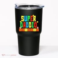 Super Daddio Funny Saying Gamer Father’s Day Gift Tumbler thumb 0