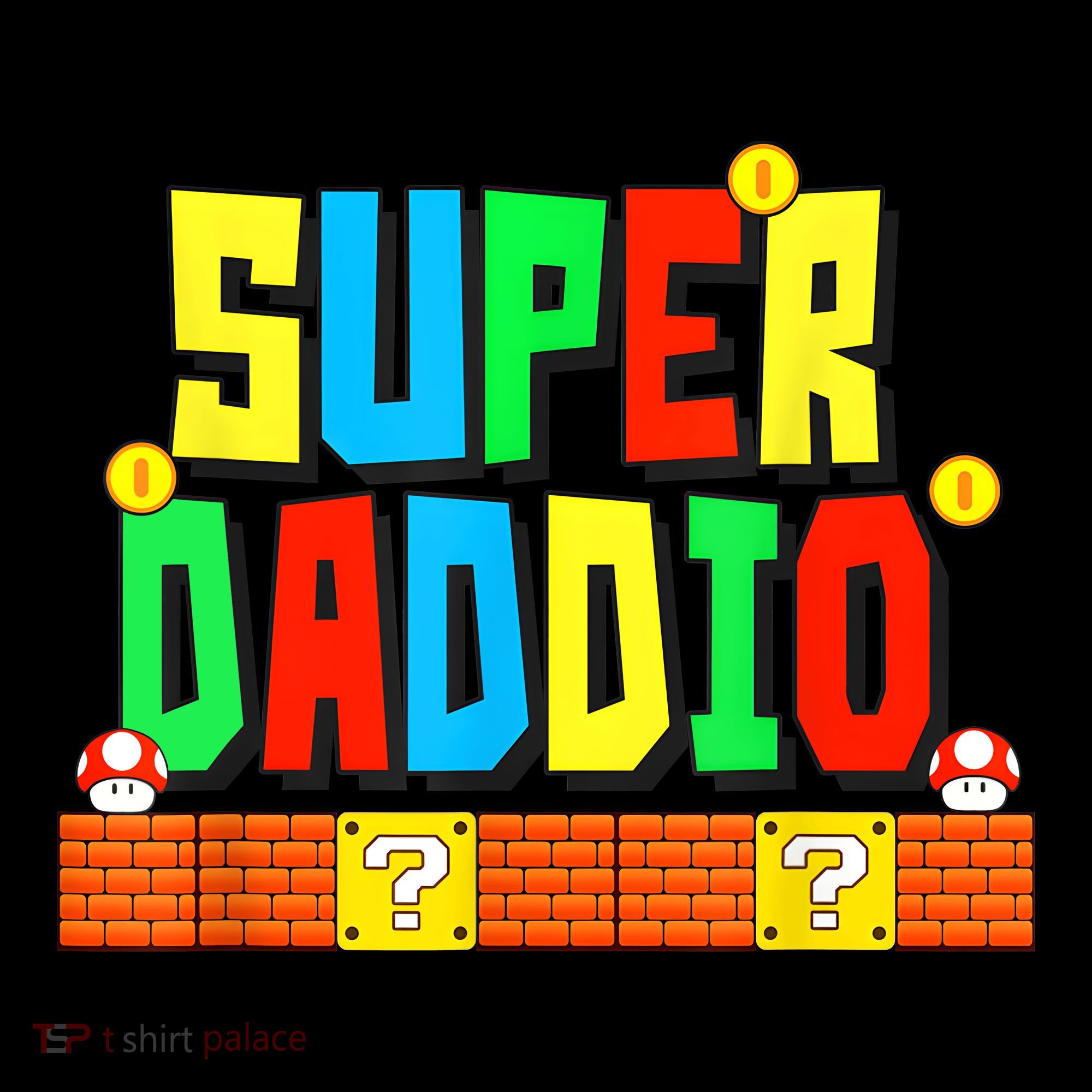 Super Daddio Funny Saying Gamer Father’s Day Gift Mousepad