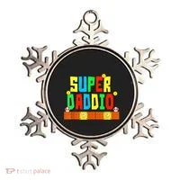 Super Daddio Funny Saying Gamer Father’s Day Gift Ornament thumb 0