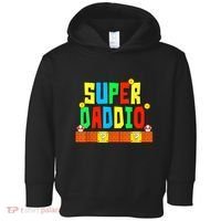Super Daddio Funny Saying Gamer Father’s Day Gift Toddler Hoodie thumb 0