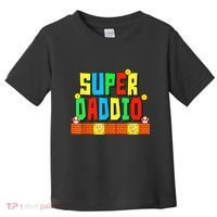 Super Daddio Funny Saying Gamer Father’s Day Gift Toddler T-Shirt thumb 0