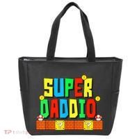 Super Daddio Funny Saying Gamer Father’s Day Gift Tote Bag thumb 0
