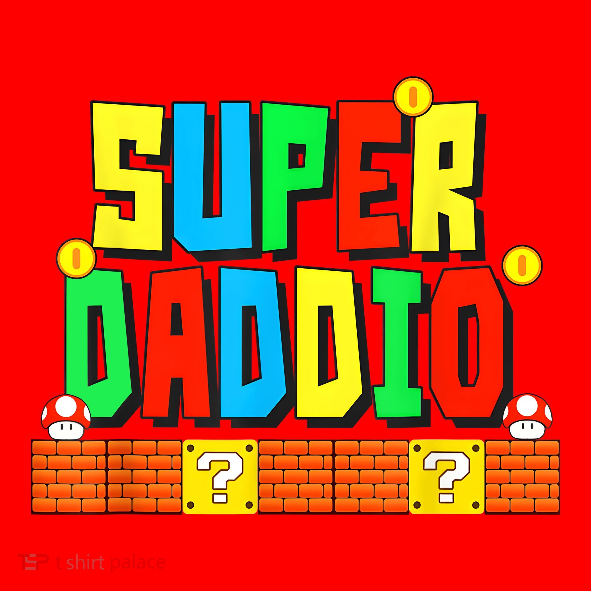 Super Daddio Funny Saying Gamer Father’s Day Gift Santa Hat