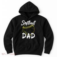 Softball Dad For Him Family Matching Player Hoodie thumb 0