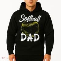 Softball Dad For Him Family Matching Player Hoodie thumb 2