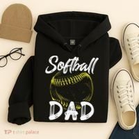 Softball Dad For Him Family Matching Player Hoodie thumb 4