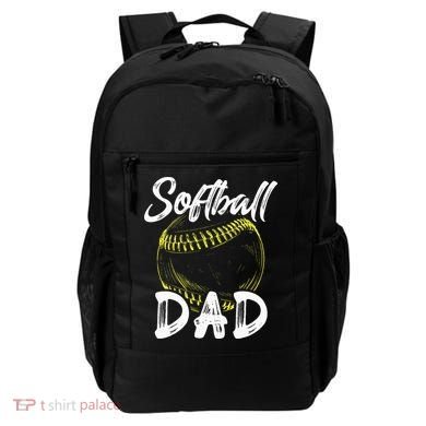 Softball Dad For Him Family Matching Player Backpack
