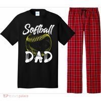 Softball Dad For Him Family Matching Player Pajama Set thumb 0
