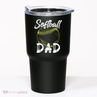Softball Dad For Him Family Matching Player Tumbler thumb 0