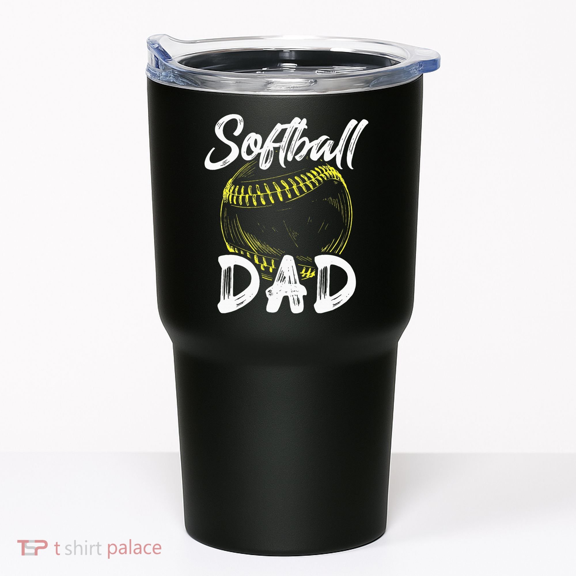Softball Dad For Him Family Matching Player Tumbler