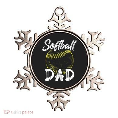 Softball Dad For Him Family Matching Player Ornament