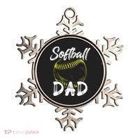 Softball Dad For Him Family Matching Player Ornament thumb 0