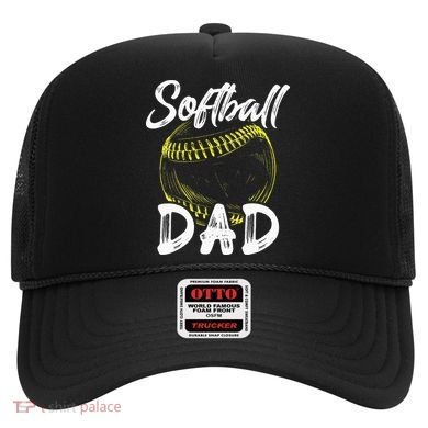 Softball Dad For Him Family Matching Player Hat
