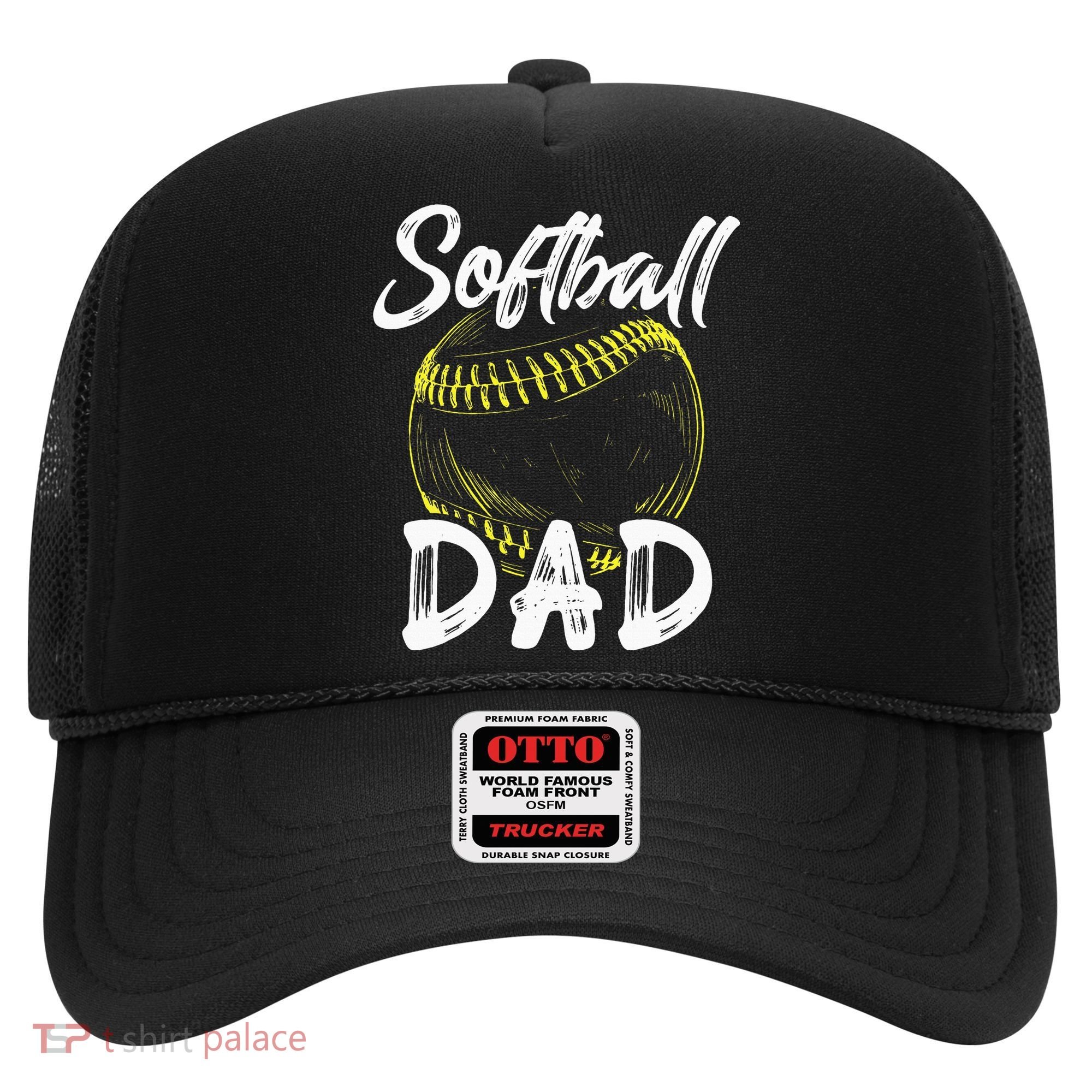 Softball Dad For Him Family Matching Player Hat