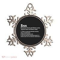 Sha Definition Funny Louisiana Cajun Creole Gift Ornament thumb 0