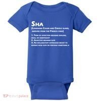 Sha Definition Funny Louisiana Cajun Creole Gift Baby Bodysuit thumb 0