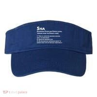 Sha Definition Funny Louisiana Cajun Creole Gift Visor thumb 0