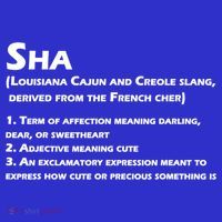 Sha Definition Funny Louisiana Cajun Creole Gift Women's T-Shirt thumb 6