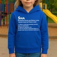 Sha Definition Funny Louisiana Cajun Creole Gift Kids Hoodie thumb 3