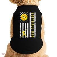 Softball Dad For Mia Doggie Tank thumb 0