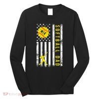 Softball Dad For Mia Long Sleeve Shirt thumb 0