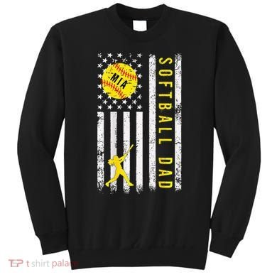 Softball Dad For Mia Sweatshirt