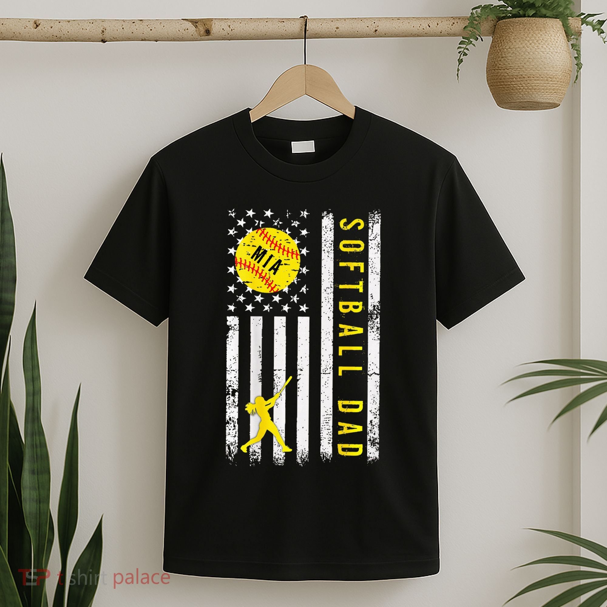 Softball Dad For Mia T-Shirt