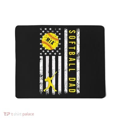 Softball Dad For Mia Mousepad