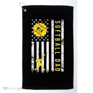 Softball Dad For Mia Golf Towel