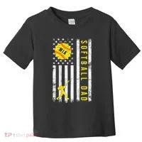 Softball Dad For Mia Toddler T-Shirt thumb 0