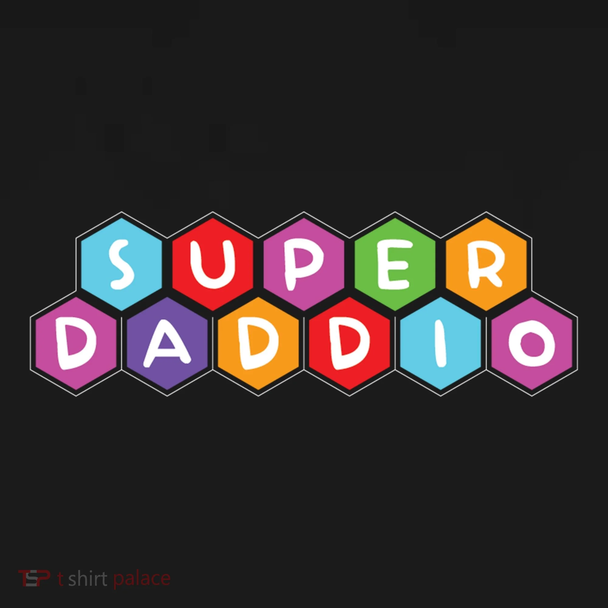 Super Daddio Funny Dad Gift Doggie Tank