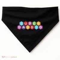 Super Daddio Funny Dad Gift USA-Made Doggie Bandana thumb 0