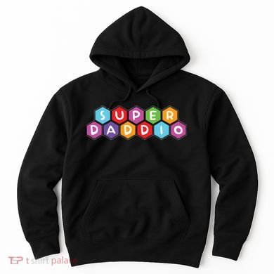 Super Daddio Funny Dad Gift Hoodie