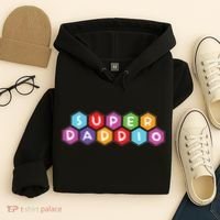 Super Daddio Funny Dad Gift Hoodie thumb 4