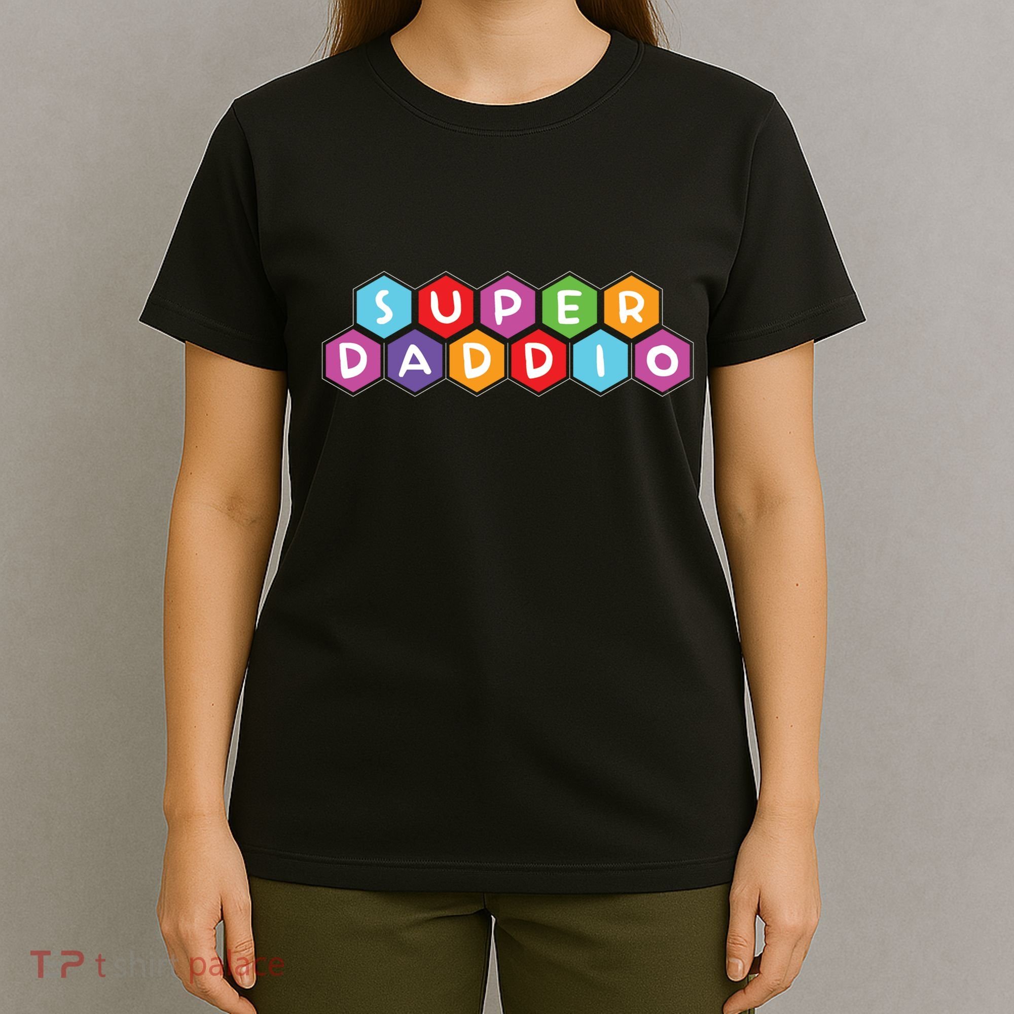 Super Daddio Funny Dad Gift T-Shirt