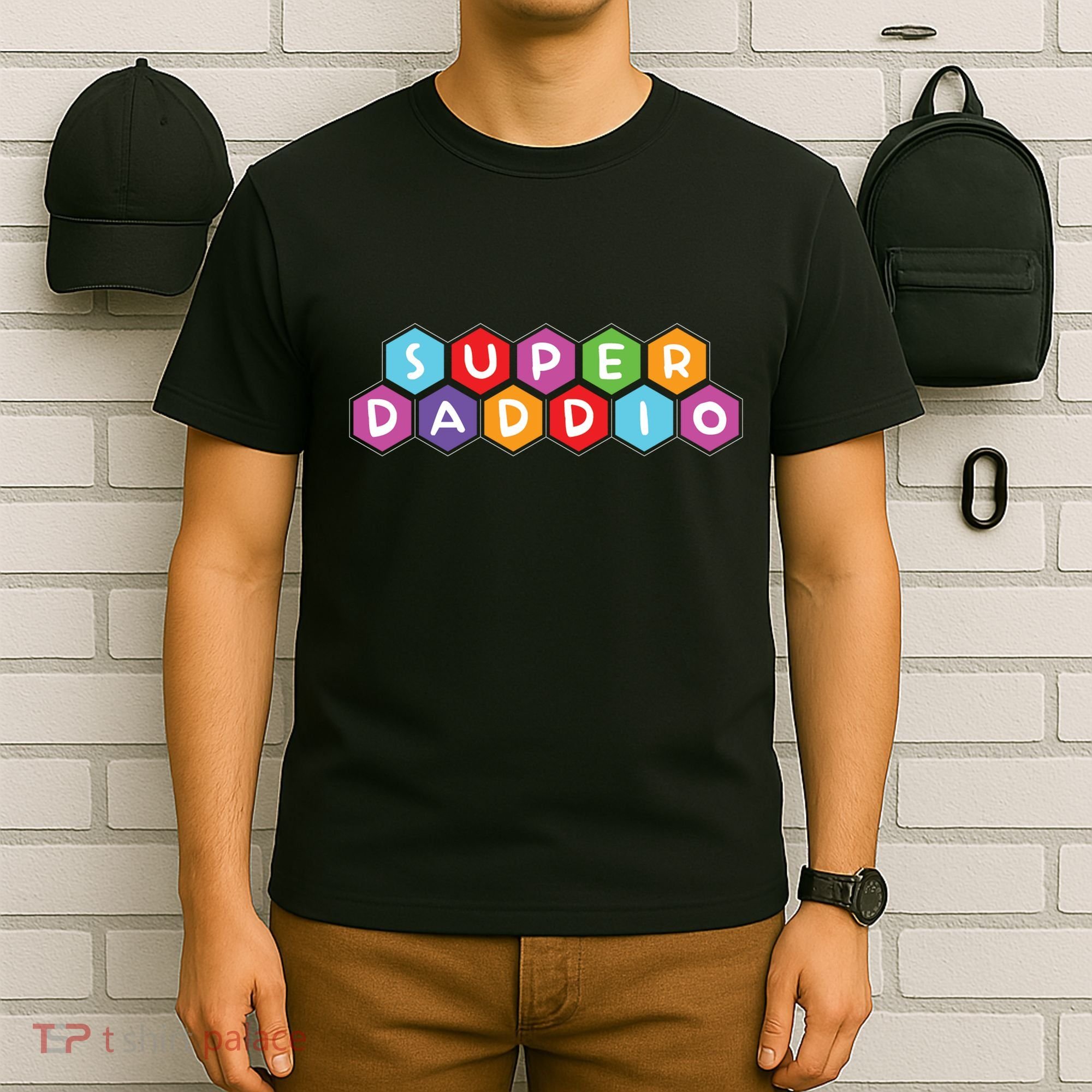 Super Daddio Funny Dad Gift T-Shirt