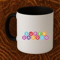 Super Daddio Funny Dad Gift Coffee Mug thumb 2
