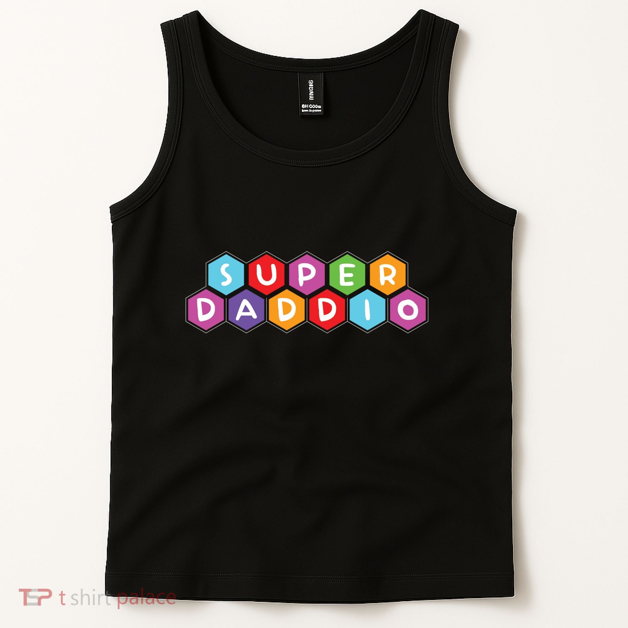 Super Daddio Funny Dad Gift Tank Top