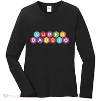 Super Daddio Funny Dad Gift Women's Long Sleeve Shirt thumb 0