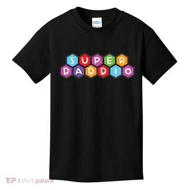 Super Daddio Funny Dad Gift Kids T-Shirt