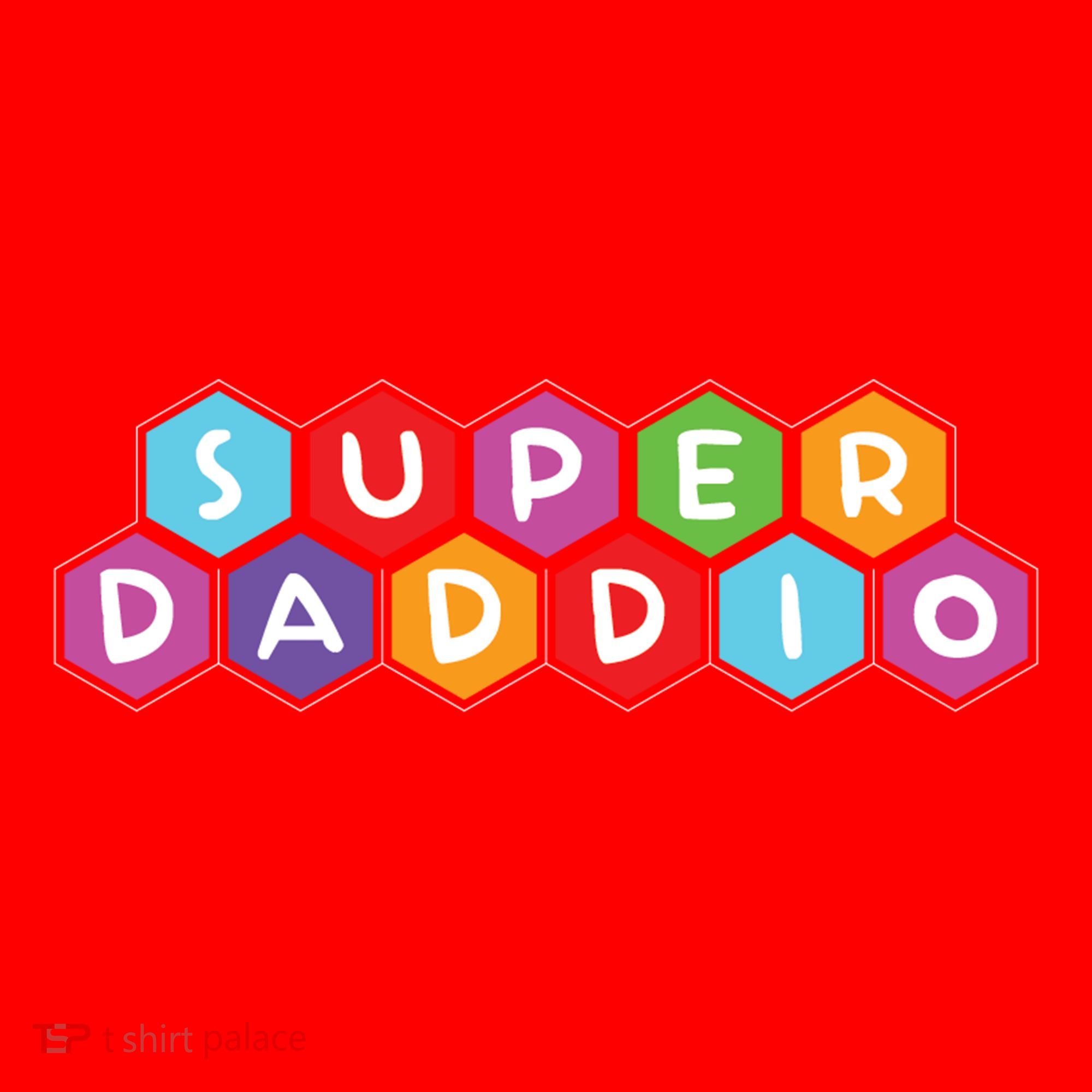 Super Daddio Funny Dad Gift Santa Hat