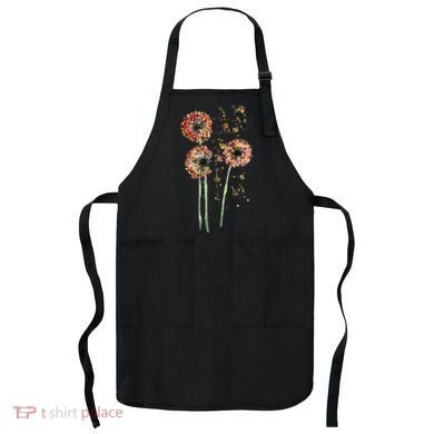 Spring Dandelion Floral Art Apron