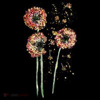 Spring Dandelion Floral Art Bucket Hat thumb 4