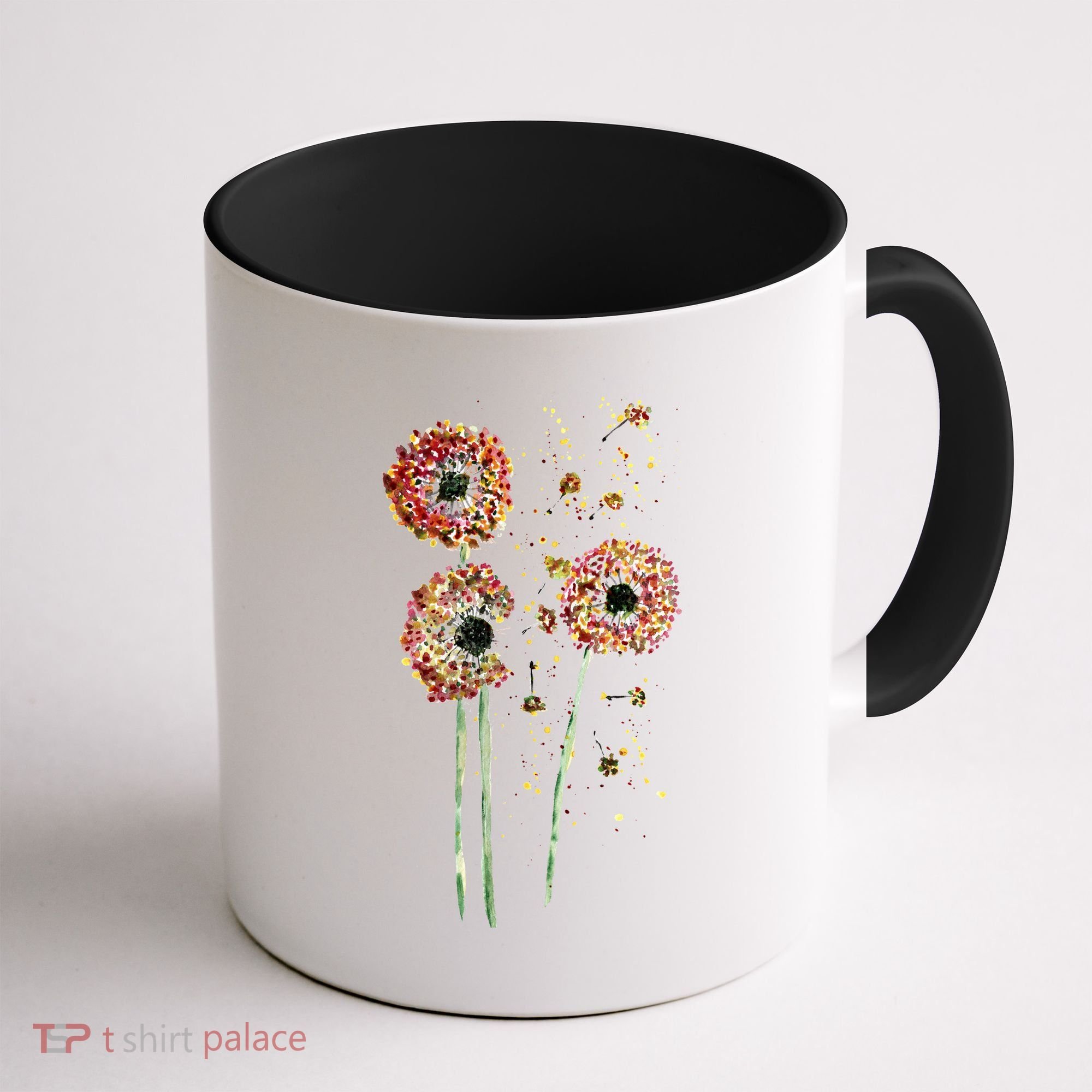 Spring Dandelion Floral Art Coffee Mug
