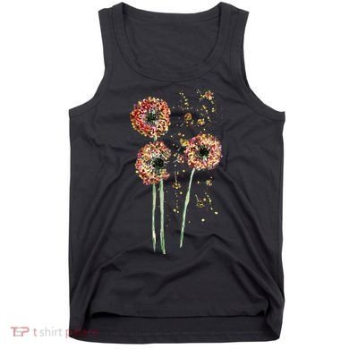 Spring Dandelion Floral Art Tank Top