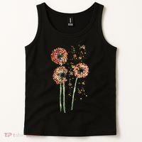 Spring Dandelion Floral Art Tank Top thumb 2