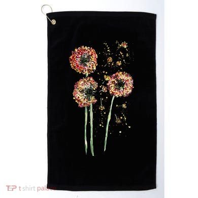 Spring Dandelion Floral Art Golf Towel